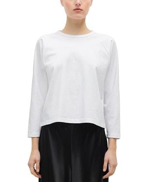 Leset Margo Baseball Tee - White
