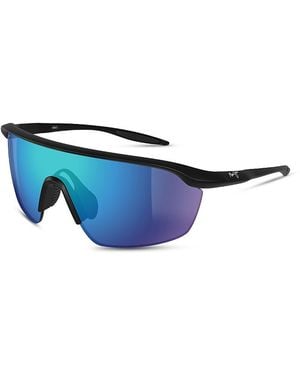 Maui Jim Miona Rectangular Sunglasses, 99Mm - Blue