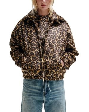 DARKPARK Print Faux Fur Jacket - Multicolor