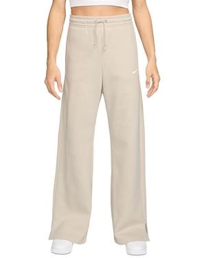 Nike Phoenix Fleece High Rise Pants - Natural