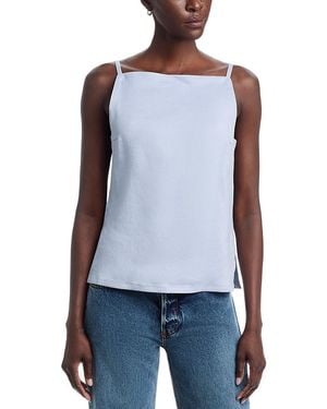 Theory Line Viscose Apron Top - Blue