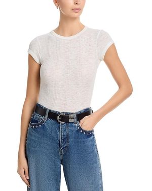 Mother The Itty Bitty Ringer Tee - Blue