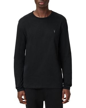 AllSaints Brace Slim Fit Long Sleeve Tee - Black