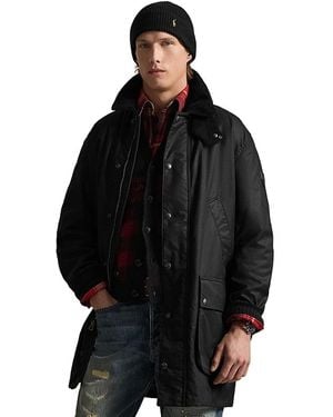 Polo Ralph Lauren The Iconic Oilcloth Car Coat - Black