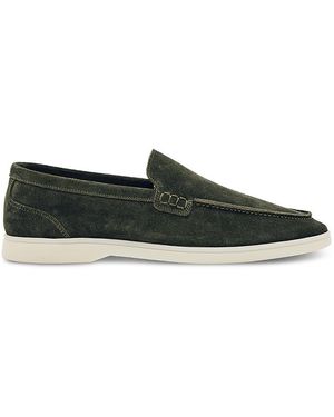 Reiss Kason Slip On Loafers - Green