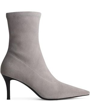 Rag & Bone 75Mm Mercer Suede Ankle Boots - Gray