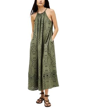 Ba&sh Bonie Eyelet Dress - Green