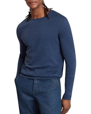 Ted Baker Yaen Regular Fit Linen Blend Sweater - Blue