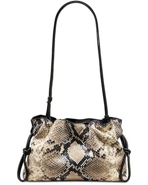 Stuart Weitzman Mia Leather Mini Bag - Black