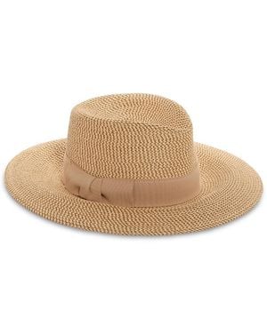 Eric Javits Squishee Instinct Fedora Hat - Natural