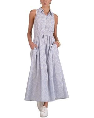 Elan Collar Maxi Dress - Purple