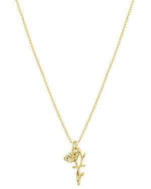 SET & STONES Elsie Birth Flower Necklace - Metallic