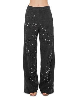 Des Phemmes Des_Phemmes Embellished Suit Pants - Black