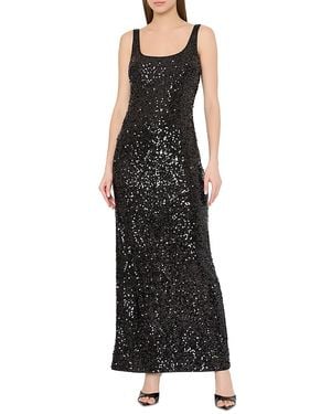 MILLY Tatum Sequin Dress - Black