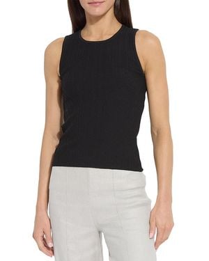 Lyssé Andreia Ribbed Knit Tank - Black