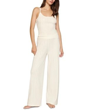 Eberjey Pointelle Sweater Cami Top - Natural
