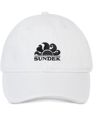 Sundek Logo Baseball Cap - White