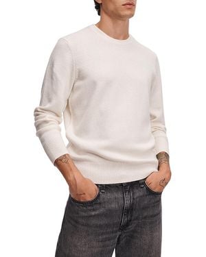Rag & Bone Vernon Cashmere Crewneck Shirt - White