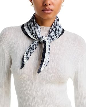 Echo Spots On Spots Pleated Diamond Scarf - Blue