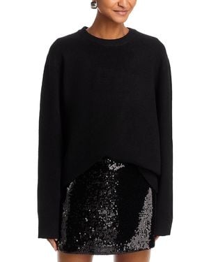 French Connection Emilia Knit Boyfriend Sweater - Black