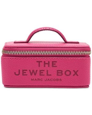 Marc Jacobs The Jewel Box Leather Vanity Case - Pink