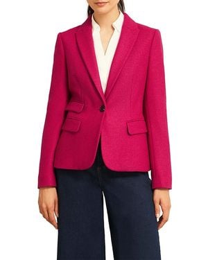 Hobbs Clare Wool Jacket - Red