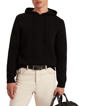 Ted Baker Kins Merino Wool Blend Hoodie - Black