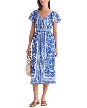Vineyard Vines Britt Midi Dress - Blue