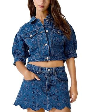 Steve Madden Serafina Denim Jacket - Blue