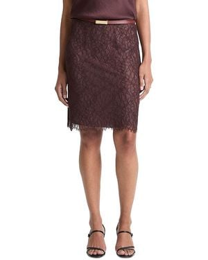 Vince Lace Skirt - Red