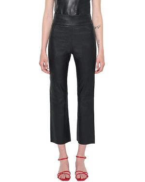 AS by DF Reagan Stretch Leather Leggings - Black