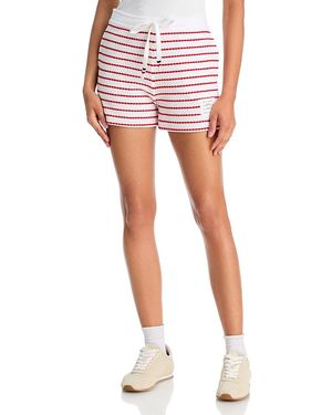 Thom Browne Striped Textured Honeycomb Shorts - Multicolor