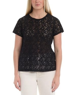Wilt Clothing Baby Fit Lace Tee - Black