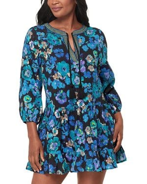 Miraclesuit Secret Garden Beach Dress Cover Up - Blue