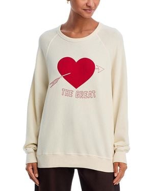 The Great Heart Sweatshirt - White