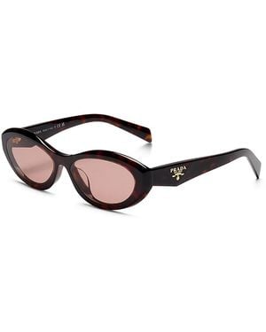 Prada Oval Sunglasses, 56Mm - Multicolor