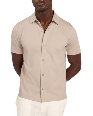 Ted Baker Fillipp Short Sleeve Regular Fit Shirt - Natural