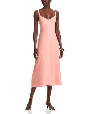 Toccin Arya Bustier Midi Dress - Pink