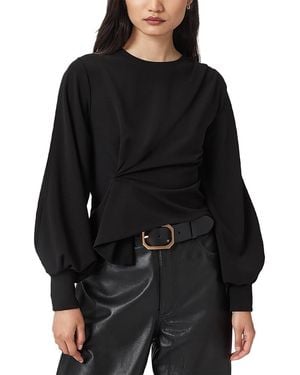 AllSaints Klara Twist Top - Black
