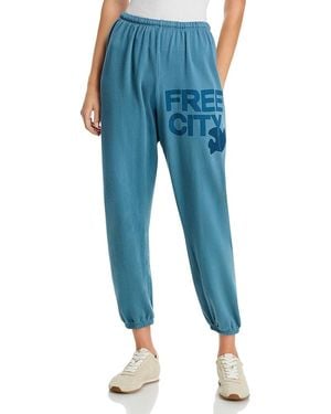 Freecity Free City Cotton Logo Sweatpants - Blue