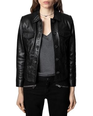 Zadig & Voltaire Leather jackets for Women | Online Sale up