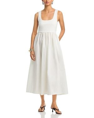 Vero Moda Ane Midi Dress - White