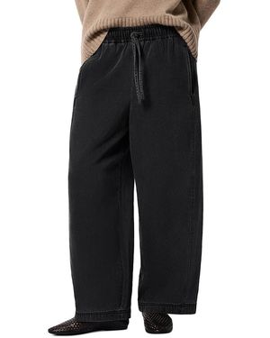 Whistles Casual Denim Barrel Jeans - Black