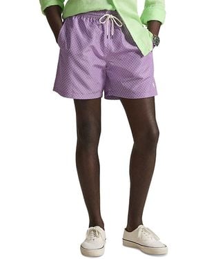 Polo Ralph Lauren 5.75 Classic Traveler Swim Trunks - Purple