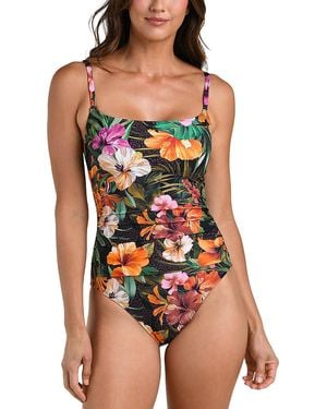 La Blanca Tropical Hideaway One Piece Swimsuit - Black