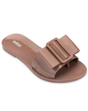 Melissa Babe Slip On Buckled Sandals - Brown