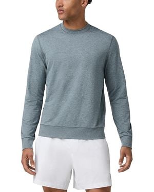 Vuori Ponto Long Sleeve Performance Sweatshirt - Blue