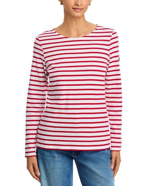 Saint James Minquidame Long Sleeve Tee - Red