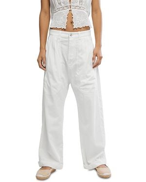 Free People Clover Dropped Pants - Gray