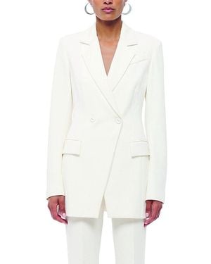 Another Tomorrow Jersey Jacket - White